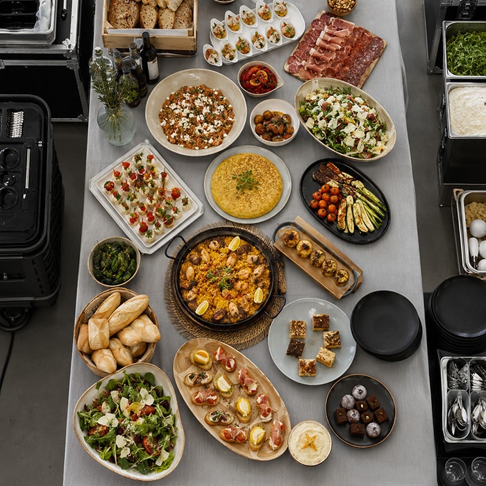 Propuesta gastronómica para eventos y producciones