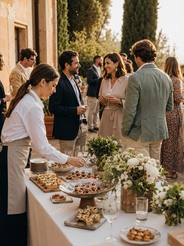 Servicio realizado por catering Máximo Grupo